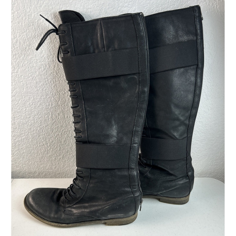 Ld‎ Tuttle Black Knee High Leather Boots  8.5/39 41491
